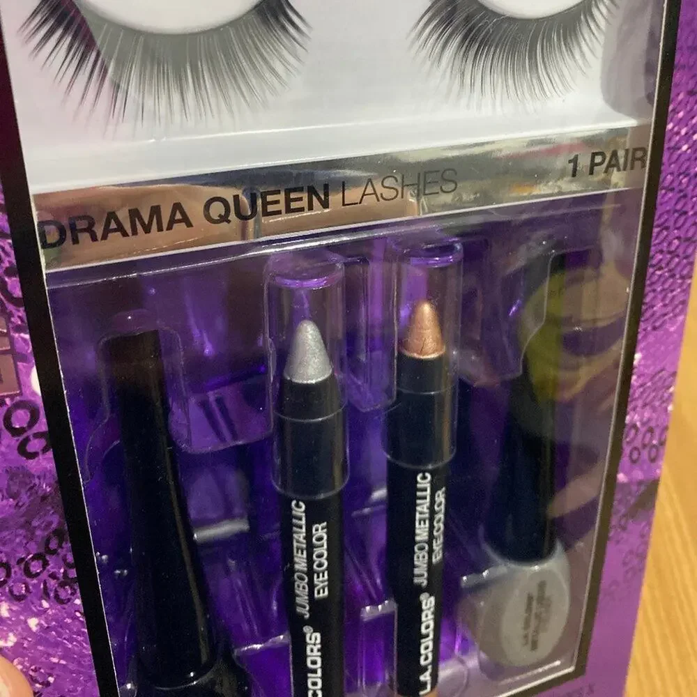 LA Colors Lashes Glamour Set 5 pieces NEW in box Makeup Eyes